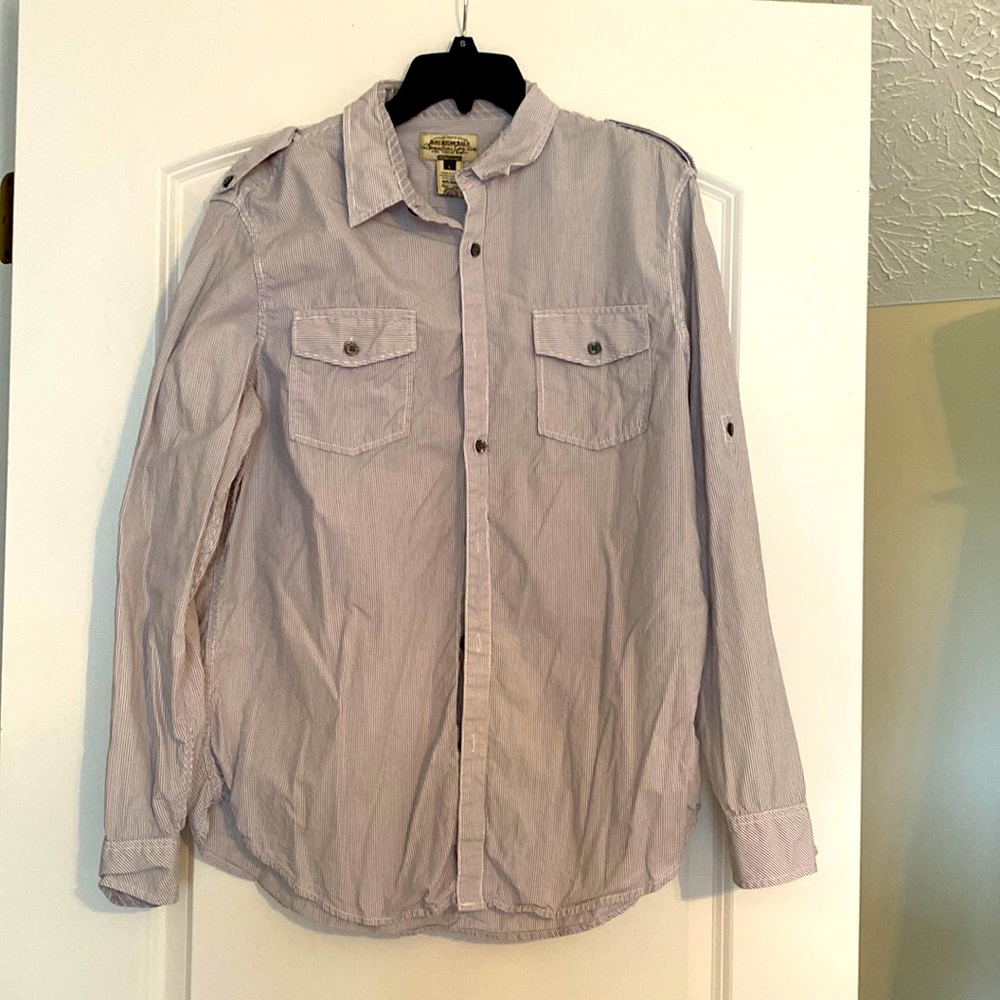 Men’s EUC American Eagle button down, large